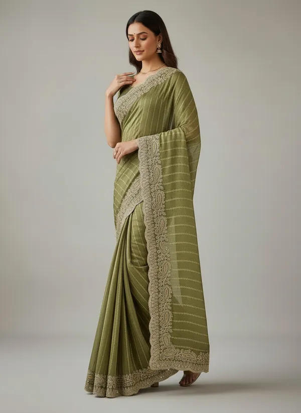 Kajju_Katri_Pedding_sarees_with_Beautiful_Embroidery_&_Sequence_Work_With_Attractive_Cutwork_Border_And_Heavy_Embroidery_&_Sequence_Work_Blouse