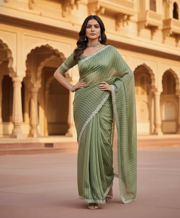 Soft_Shimmer_Patta_sarees_with_Beautiful?_Embroidery_&_Sequence_Work_With_Attractive_Cutwork_Border_And_Heavy_Embroidery_&_Sequence_Work_Blouse_in_new_styles_n_new_look