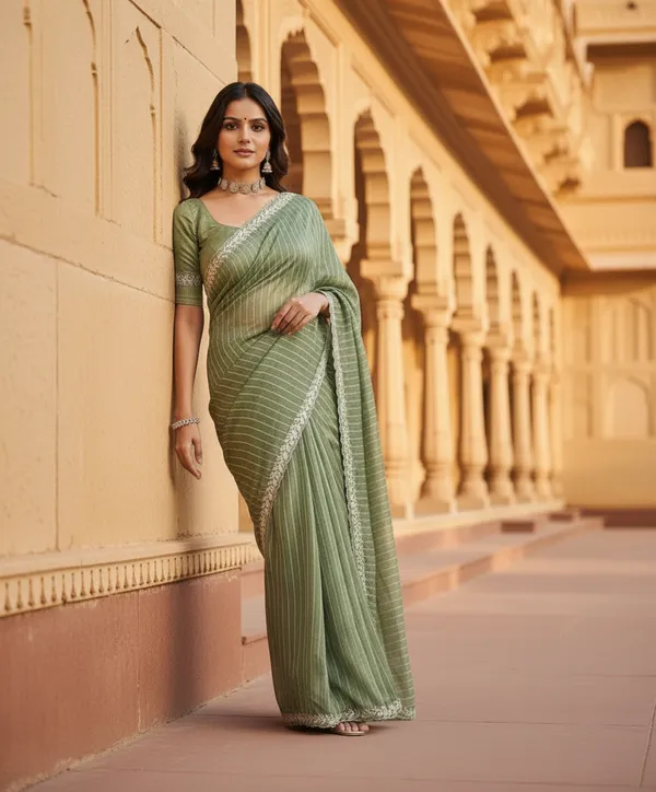 Soft_Shimmer_Patta_sarees_with_Beautiful?_Embroidery_&_Sequence_Work_With_Attractive_Cutwork_Border_And_Heavy_Embroidery_&_Sequence_Work_Blouse_in_new_styles_n_new_look
