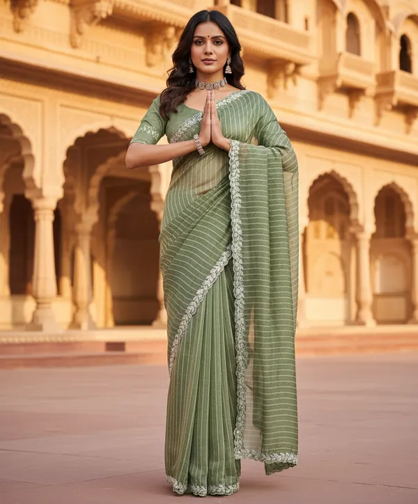 Soft_Shimmer_Patta_sarees_with_Beautiful?_Embroidery_&_Sequence_Work_With_Attractive_Cutwork_Border_And_Heavy_Embroidery_&_Sequence_Work_Blouse_in_new_styles_n_new_look