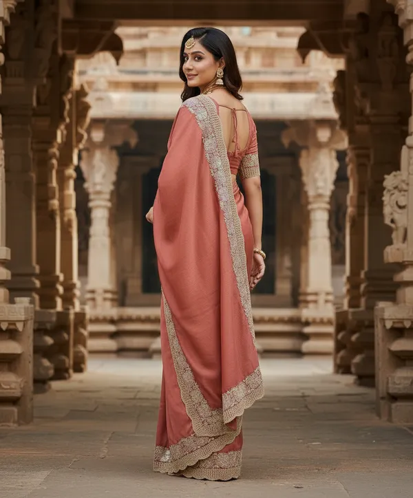 Shimmer_Sitara_Fabric_sarees_with_Beautiful_Embroidery_&_Sequence_Work_With_Attractive_Cutwork_Border