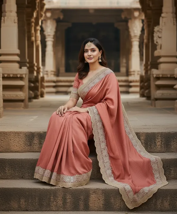 Shimmer_Sitara_Fabric_sarees_with_Beautiful_Embroidery_&_Sequence_Work_With_Attractive_Cutwork_Border