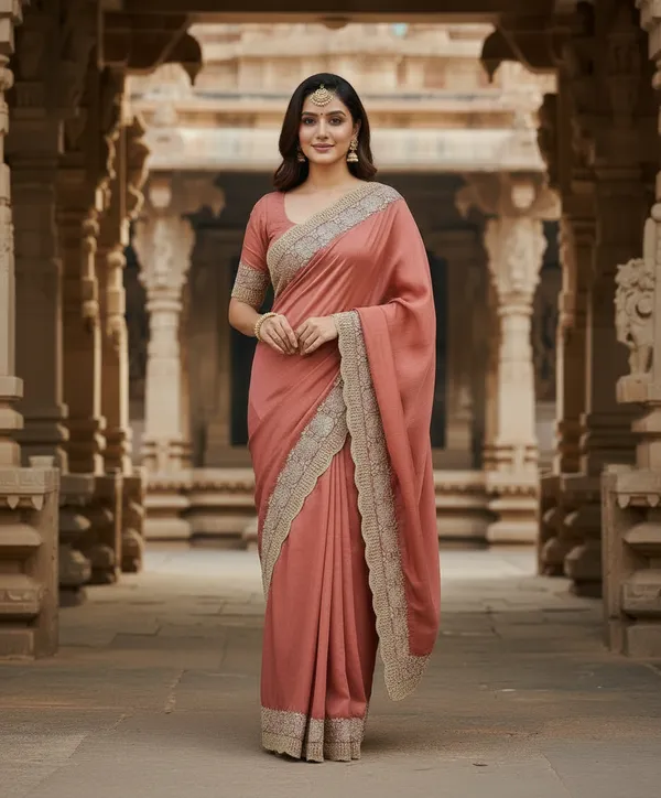 Shimmer_Sitara_Fabric_sarees_with_Beautiful_Embroidery_&_Sequence_Work_With_Attractive_Cutwork_Border
