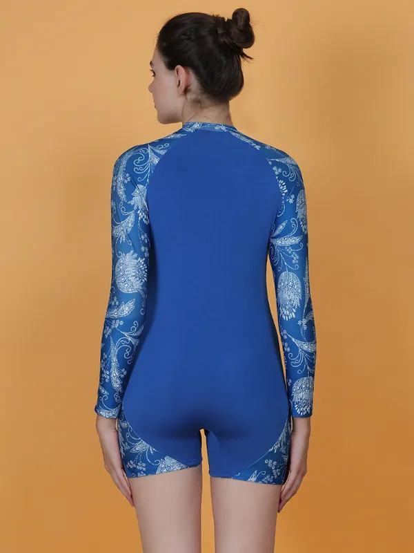 Royal_Blue_Boyleg_One_Piece_Sport_Padded_Bathing_Suits_For_Women_&_Girls