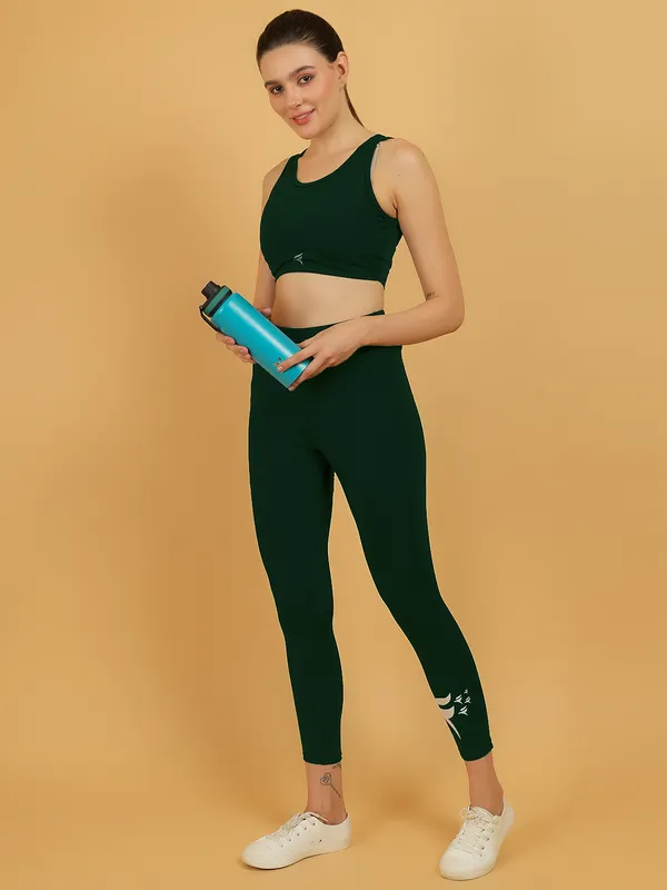 Bottle_Green_Dry_Fit_Solid_Athletics_Workout_Sports_Leggings_Tights_For_Women_&_Girls