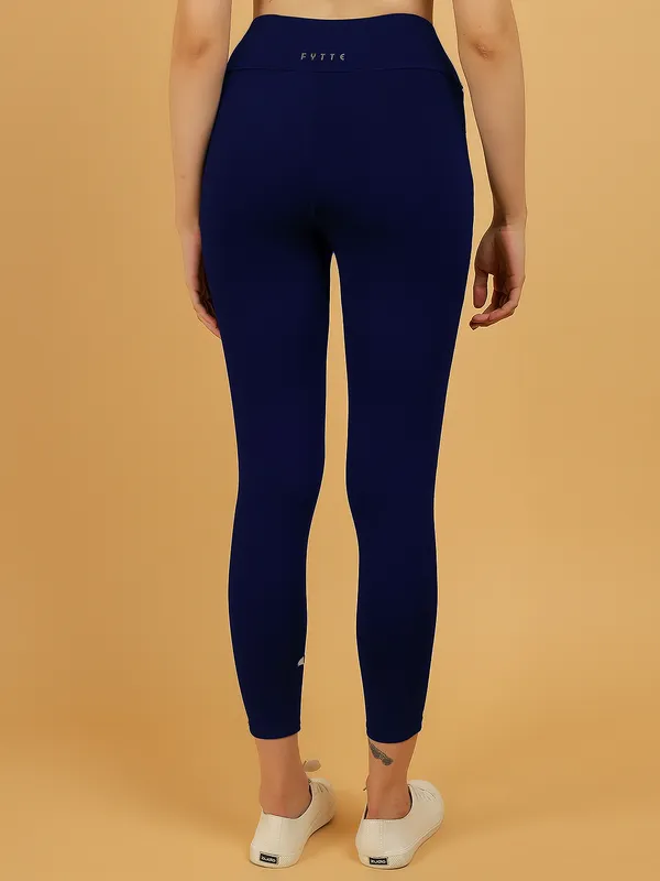 Navy_Dry_Fit_Solid_Athletics_Workout_Sports_Leggings_Tights_For_Women_&_Girls