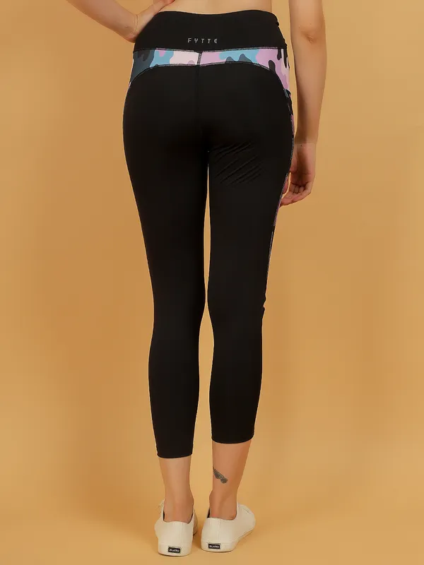 Black_Purple_&_Camo_Dry_Fit_Side_Patch_Print_Athletics_Workout_Sports_Leggings_Tights_For_Women_&_Girls