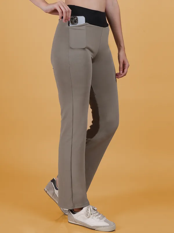 Cement_&_Black_Dry_Fit_Color_Block_Athletics_Flared_Workout_Sports_Yoga_Pants_For_Women_&_Girls