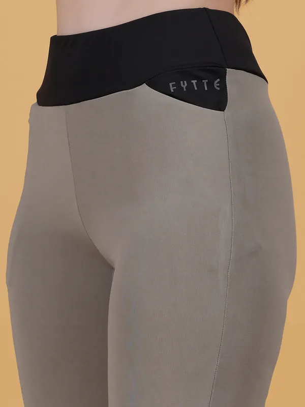 Cement_&_Black_Dry_Fit_Color_Block_Athletics_Flared_Workout_Sports_Yoga_Pants_For_Women_&_Girls