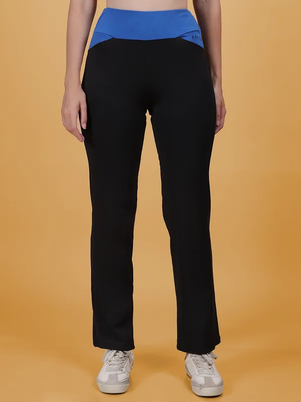 Black_&_Royal_Blue_Dry_Fit_Color_Block_Athletics_Flared_Workout_Sports_Yoga_Pants_For_Women_&_Girls