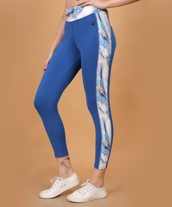 Blue_Dry_Fit_Tie_Dye_Print_Athletics_Workout_Sports_Leggings_Tights_For_Women_&_Girls