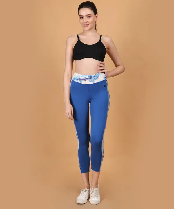 Blue_Dry_Fit_Tie_Dye_Print_Athletics_Workout_Sports_Leggings_Tights_For_Women_&_Girls