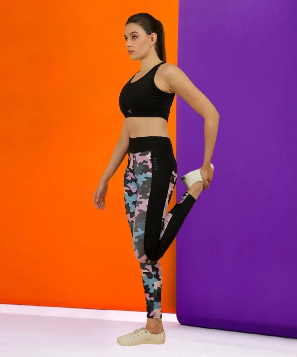 N-Gal FYTTE Dry Fit Camo Print Athletics Workout Sports Leggings