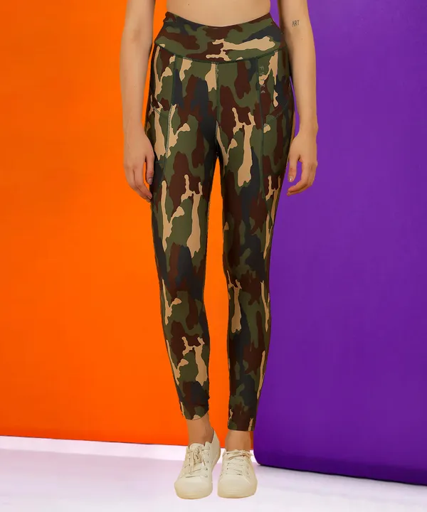Green_Camo_Dry_Fit_Camouflage_Print_Athletics_Workout_Sports_Leggings_Tights_For_Women_&_Girls