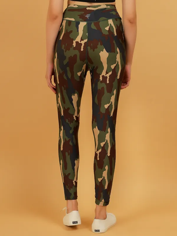 Green_Camo_Dry_Fit_Camouflage_Print_Athletics_Workout_Sports_Leggings_Tights_For_Women_&_Girls