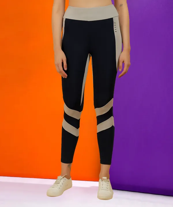 Navy_&_Grey_Dry_Fit_Cross_Stripe_Athletics_Workout_Sports_Leggings_Tights_For_Women_&_Girls