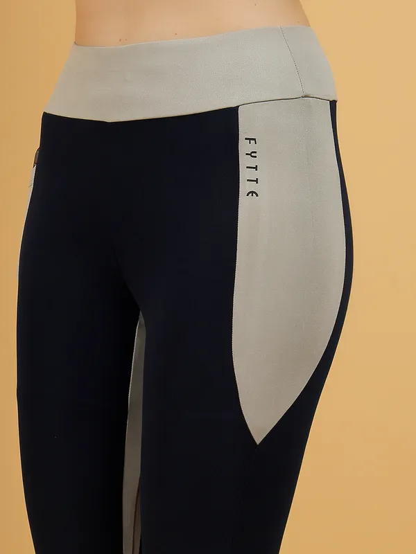 Navy_&_Grey_Dry_Fit_Cross_Stripe_Athletics_Workout_Sports_Leggings_Tights_For_Women_&_Girls