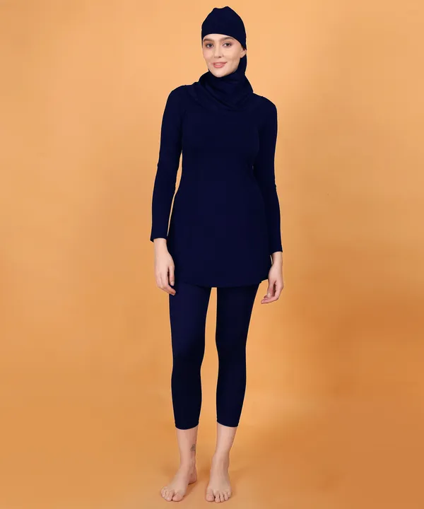 Navy_Muslim_Full_Coverage_Long_Sleeve_3_Pc_Swimwear_For_Women_&_Girls