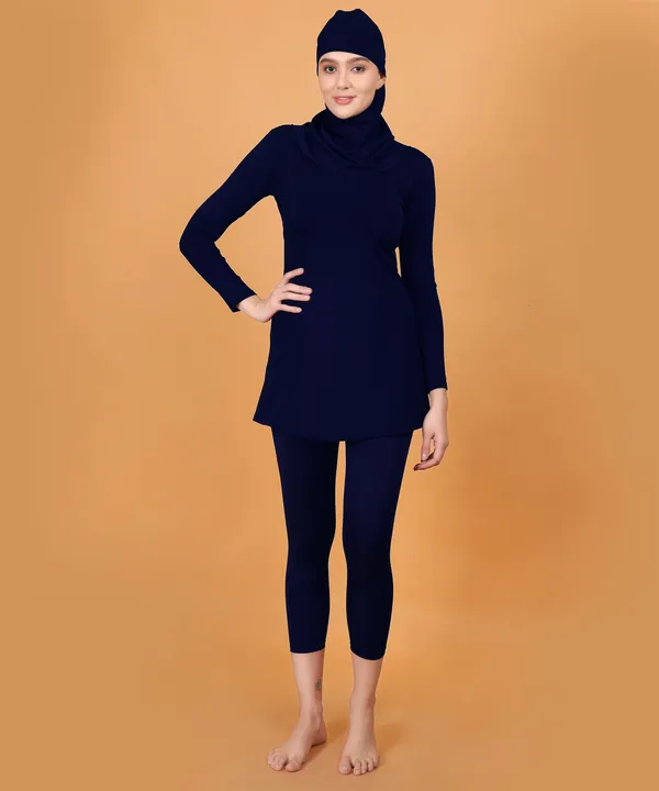 Navy_Muslim_Full_Coverage_Long_Sleeve_3_Pc_Swimwear_For_Women_&_Girls