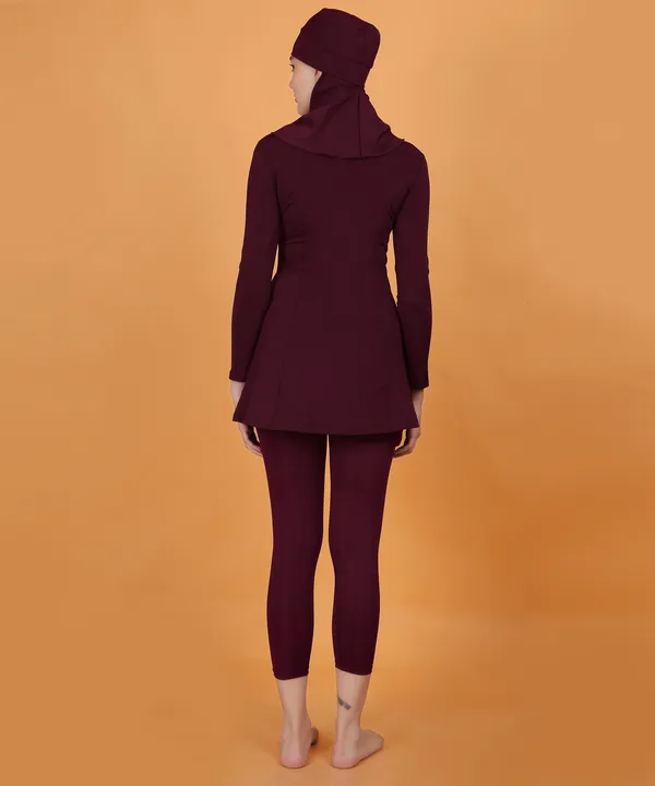 Wine_Muslim_Full_Coverage_Long_Sleeve_3_Pc_Swimwear_For_Women_&_Girls