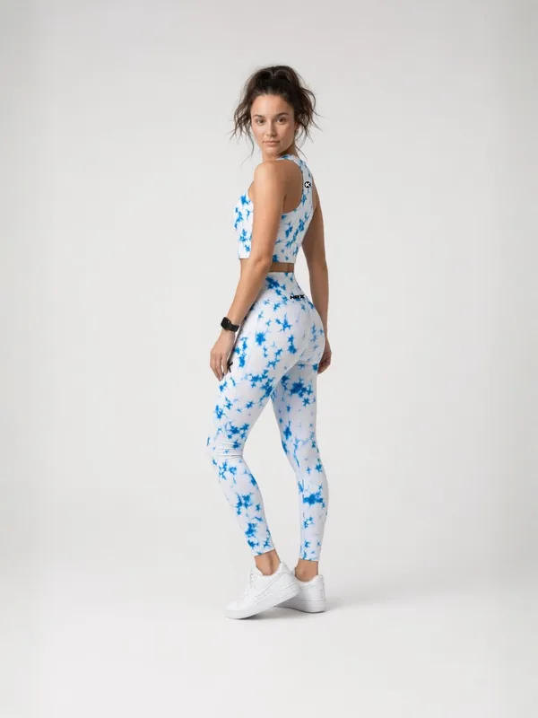 FYTTE_Printed_Activewear_Workout_Yoga_Gym_Tights_&_Crop_Top_Sports_Bra_Set_Fitness_Yoga_Co-ords_Sets_BlueTieDye
