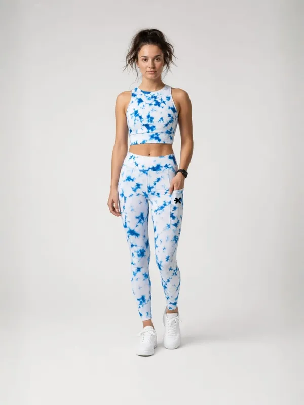 FYTTE_Printed_Activewear_Workout_Yoga_Gym_Tights_&_Crop_Top_Sports_Bra_Set_Fitness_Yoga_Co-ords_Sets_BlueTieDye
