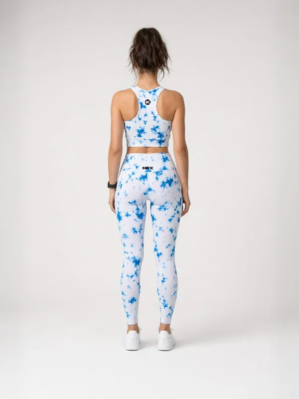 FYTTE_Printed_Activewear_Workout_Yoga_Gym_Tights_&_Crop_Top_Sports_Bra_Set_Fitness_Yoga_Co-ords_Sets_BlueTieDye