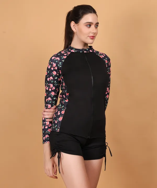 Black_Fytte_Rash_Guard_Sun_Protection_Long_Sleeve_Swimsuit_For_Women_&_Girls