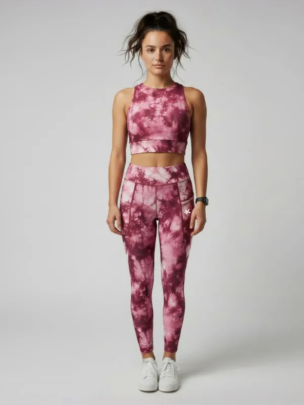 HRX_Printed_Activewear_Workout_Yoga_Gym_Tights_&_Crop_Top_Sports_Bra_Set_Fitness_Yoga_Co-ords_Sets_WineTieDye