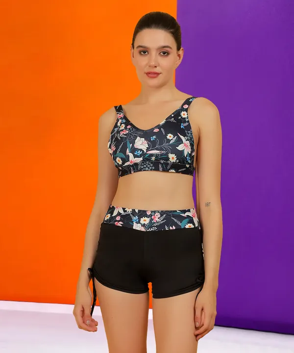 FYTTE_2_Piece_Swimsuits_with_Tank_Bikini_Top_&_High_Waist_Boyshort_Swimset_for_women