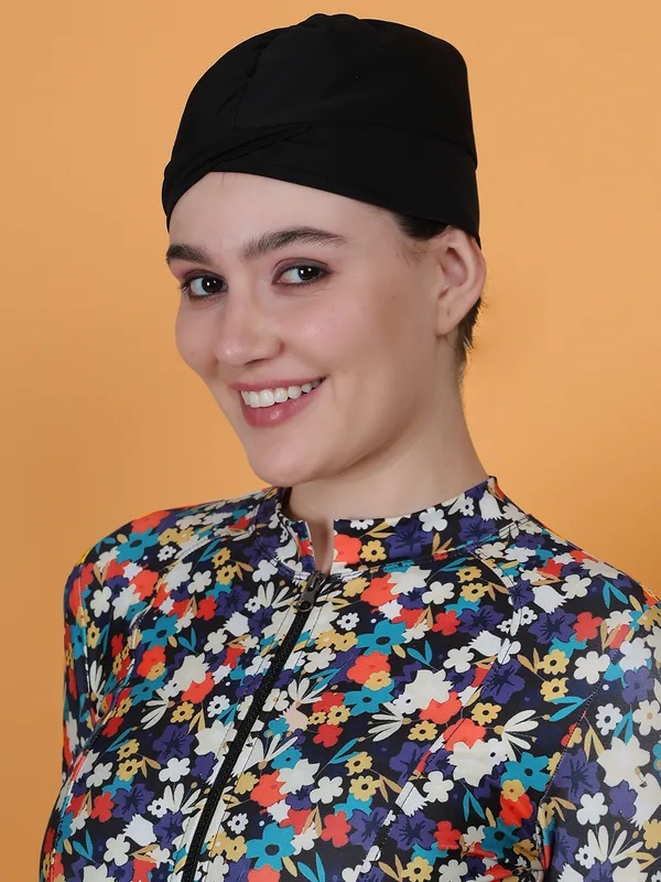Black_Printed_Muslim_Full_Coverage_Long_Sleeve_3_Pc_Swimwear_For_Women_&_Girls