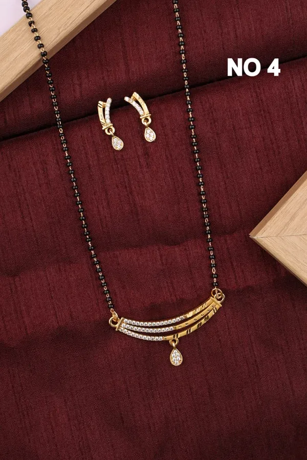 Forming_And_Diamond_High_Gold_Plated_3_Line_Mangalsutra