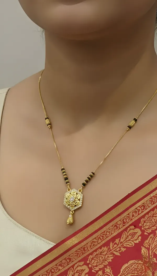 Micro_Gold_Plated_And_Diamond_Forming_18inches_Flower_Mangalsutra
