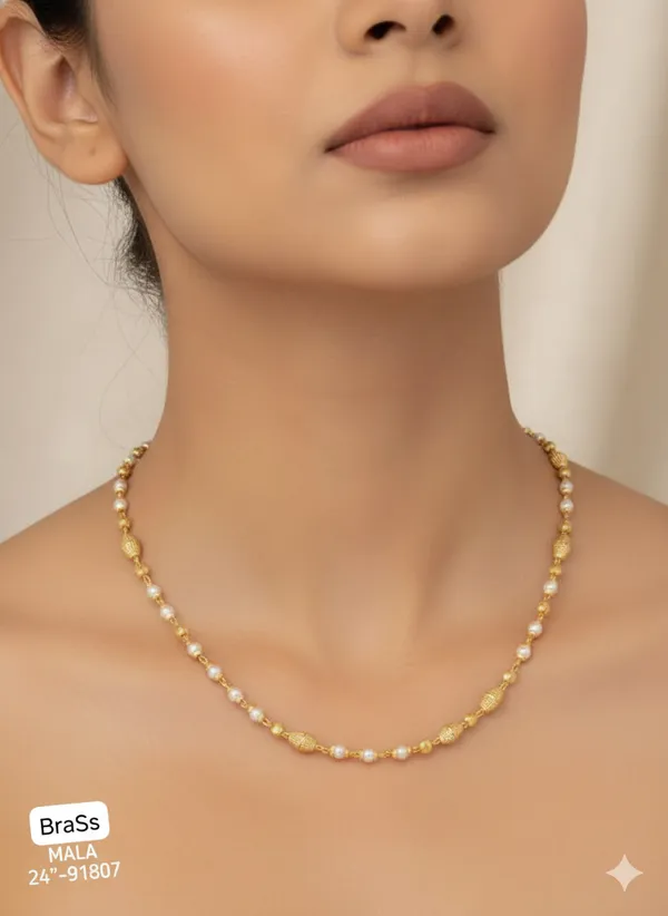 Gold_Plated_Daily_Wear_Fancy_Pearl_Drop_24_Inches_Chain
