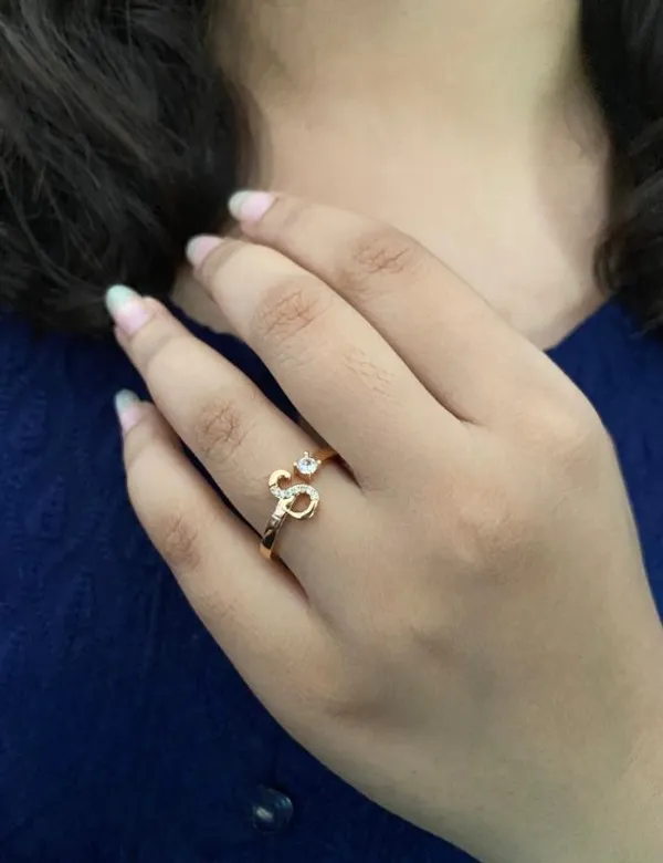 American_Diamond_Adjustable_Initial_Letter_Name_Alphabet_(_S_)_ring_for_women