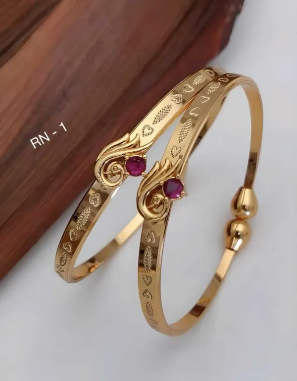 Designer_Gold_Plated_Fancy_Adjustable_Bangle_Combo_for_Women_|_Floral,_Swan_&_Ruby_Stone_Design_(Set_of_3_Pairs)