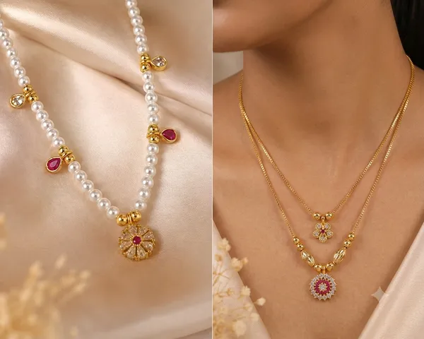 Designer_Gold_Plated_Pearl_&_Ruby_Stone_Studded_Necklace_Combo_Set_for_Women_–_Elegant_Floral_Pendant_Necklace_&_Layered_Designer_Necklace
