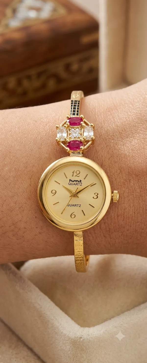 Designer_Gold_Plated_Ruby_&_American_Diamond_Studded_Fancy_Bracelet_Watch_for_Women_|_Premium_Ethnic_&_Party_Wear_Wrist_Watch
