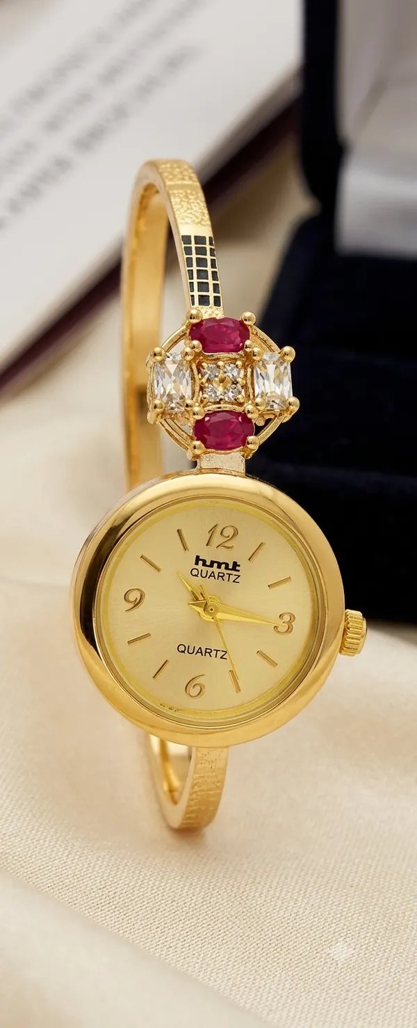 Designer_Gold_Plated_Ruby_&_American_Diamond_Studded_Fancy_Bracelet_Watch_for_Women_|_Premium_Ethnic_&_Party_Wear_Wrist_Watch
