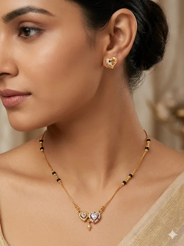 Designer_Heart_Shape_Diamond_Studded_Mangalsutra_Set_with_Matching_Earrings_for_Women