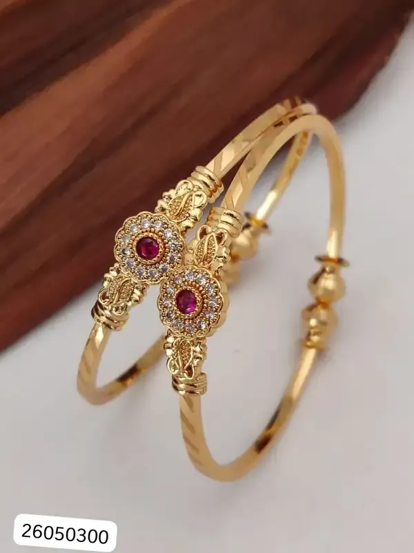 Designer_High_Gold_Plated_AD_Diamond_Studded_Fancy_Adjustable_Bangle_Combo_Set_for_Women_(Pack_of_2)
