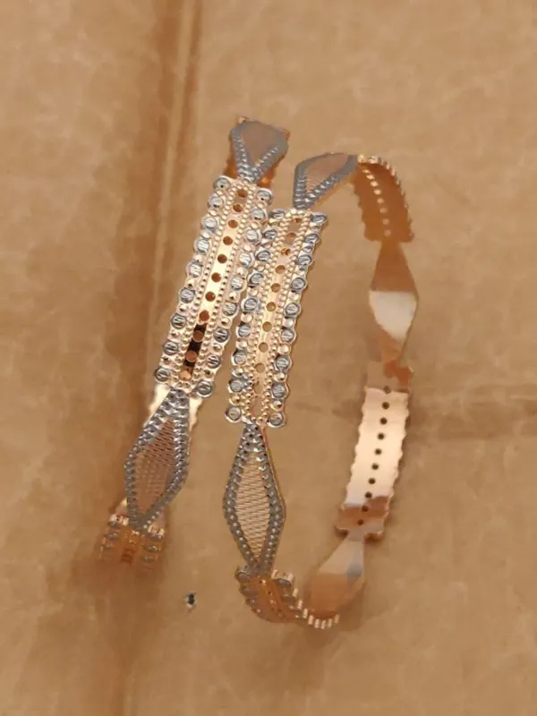 Two-Tone_Gold_Plated_Fancy_Daily_Wear_Bangle_Set_For_Women