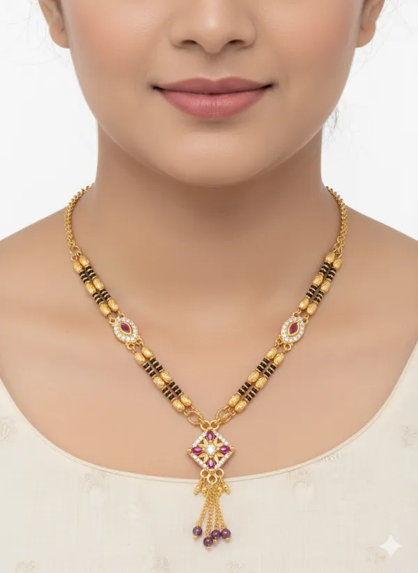 Designer_premim_quality_high_gold_plated_ad_dimaopnd_studed_fancy_square_mangalsutra