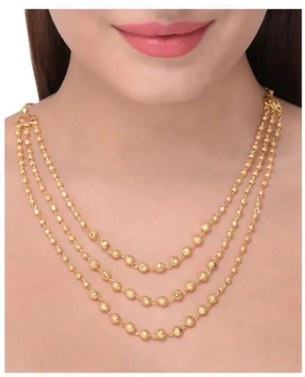High_Gold_Plated_3_Layer_Ball_Chain