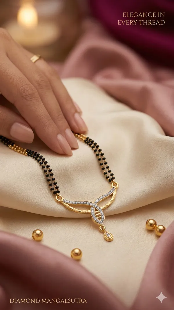 Elegant_Diamond_Curve_Mangalsutra_with_Dual_Black_Bead_Chain_&_Drop_Charm