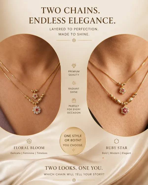pack_of_2_Elegant_Dual-Layer_Gold_Plated_Floral_Pendant_Necklace_Set_with_Ruby_&_AD_Stones