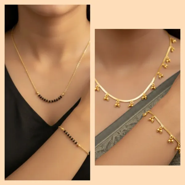 Elegant_Dual-Style_Short_Mangalsutra_Short_Necklace_&_Bracelet_Set_For_Women