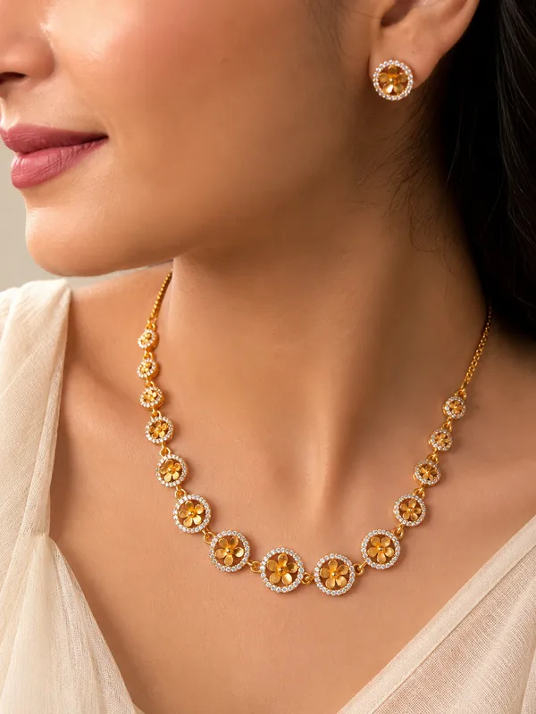 Elegant_Floral_AD_Diamond_Necklace_Set