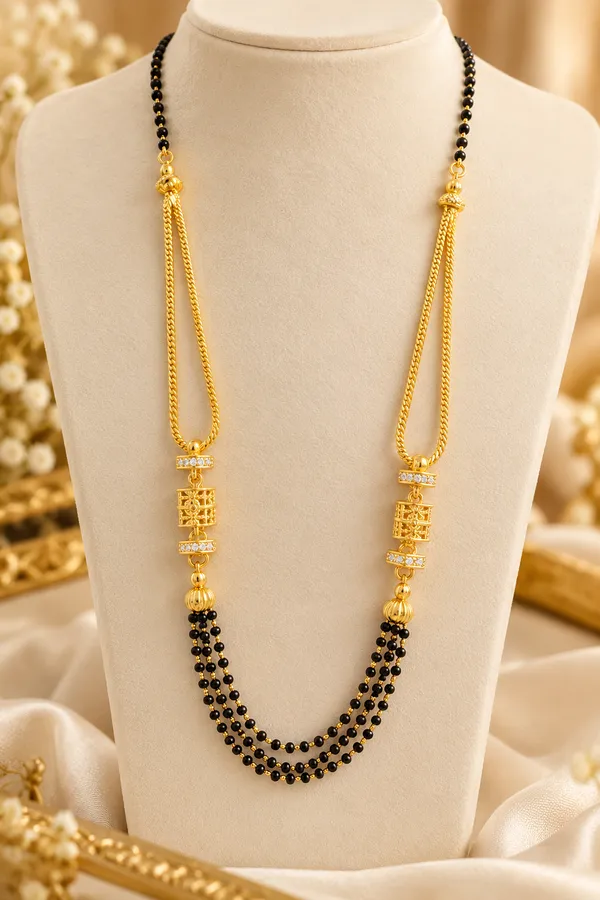Elegant_Gold_Plated_Black_Beaded_Traditional_Mangalsutra_Necklace_for_Women