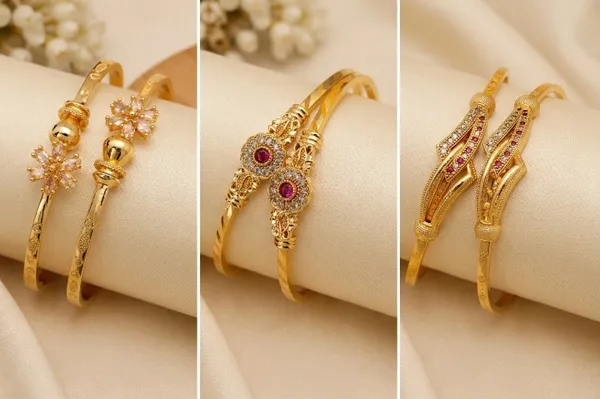 Elegant_Gold-Plated_Designer_Bangle_Combo_Set_for_Women_|_Floral_&_Ruby_Stone_Fancy_Bangles_(Set_of_3_Pairs)